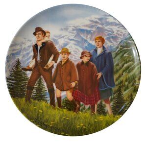Vintage 1987 The Sound of Music Climb Ev’ry Mountain Plate Edwin M Knowles